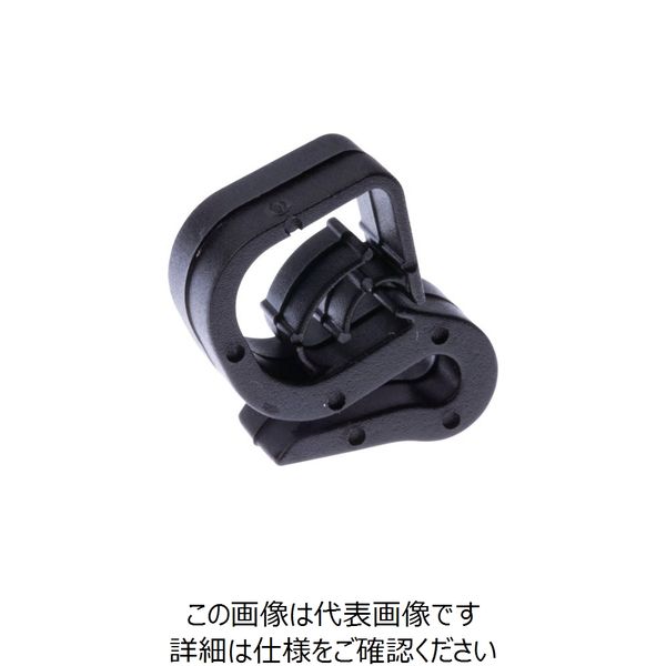 パンドウイットコーポレーション PANDUIT 固定具 エッジクリップ 黒 HCME06A12ーM130 1袋(1000個)（直送品）