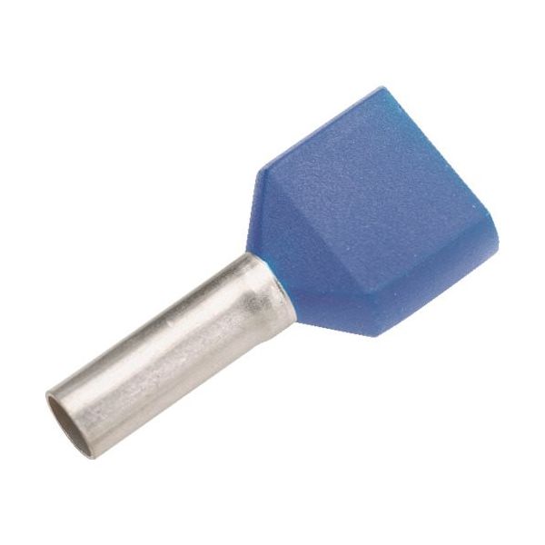 PANDUIT 絶縁付きフェルール端子 ツインワイヤー用 青 250個入り FTD80ー10ーTL 1箱(250個)（直送品）