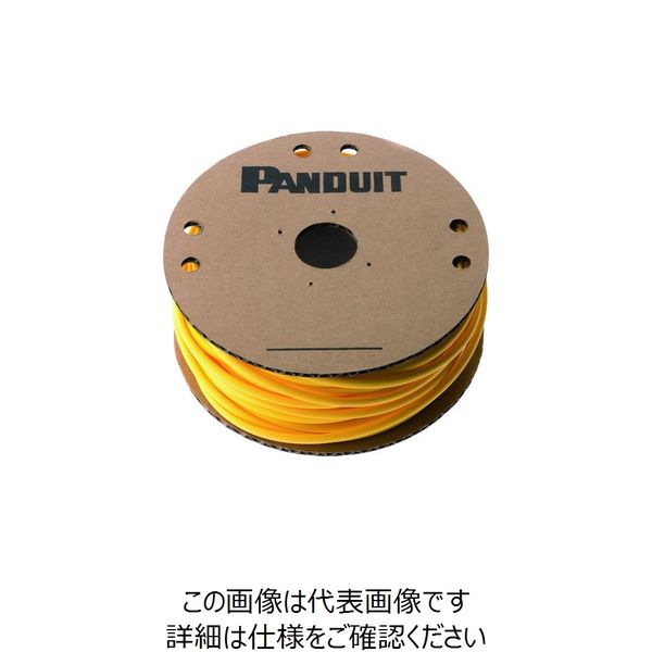 パンドウイット 熱収縮チューブ 標準長尺タイプ 黄 30.5m巻 HSTT38-C4 101-8404（直送品）