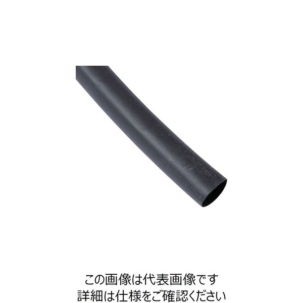 パンドウイット 熱収縮チューブ 標準長尺タイプ 黒 61m巻 HSTT38-T 868-8019（直送品）