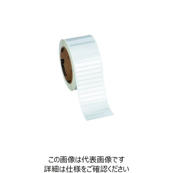 PANDUIT 熱転写プリンタ用コンポーネントラベル ポリエステル シルバー サイズ50.8mmx25.4mm 2500枚 C200X100（直送品）
