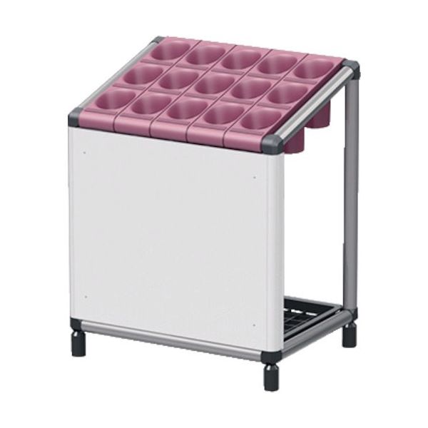 ぶんぶく スリーブ式アンブレラスタンド 幕板付 ワインレッド US-Z-SLV WIR