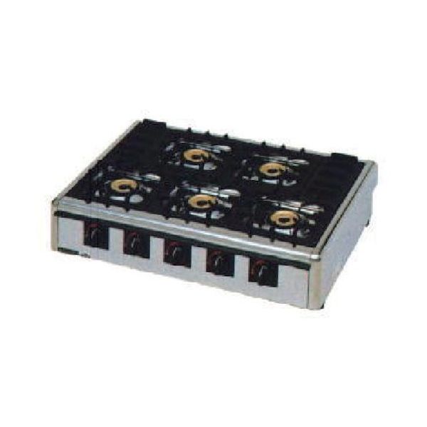 マルゼン ガスコンロ M-825C 1個 136-2494（直送品）