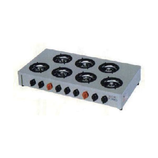 マルゼン ガスコンロ M-607C 1個 136-2479（直送品）