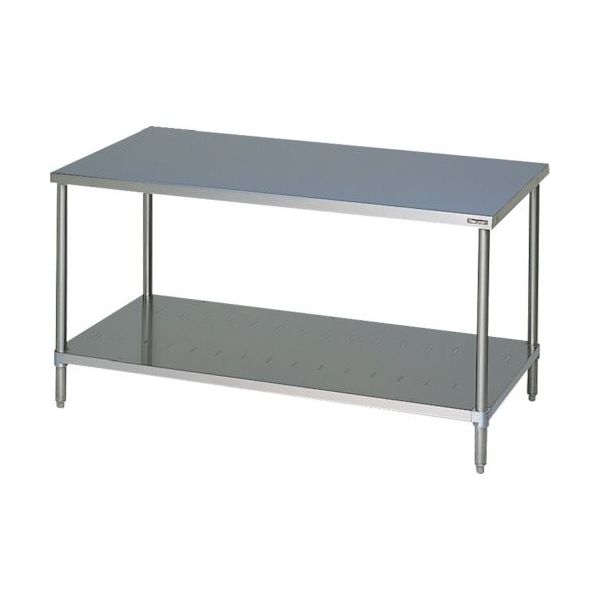 マルゼン 調理台スノコ板付1000×600×800バックガードなし BW-106N 1台 136-4037（直送品）