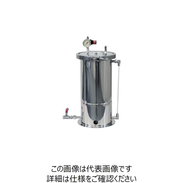 ユニコントロールズ ステンレス圧力容器 20L 液面計付 TB21D-LG-TSK 1セット 246-4110（直送品）