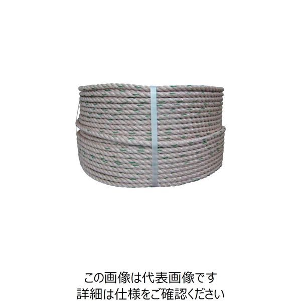 ユタカメイク ロープ PPロープ巻物 12φ×200m P12-200 1個 113-5515（直送品）