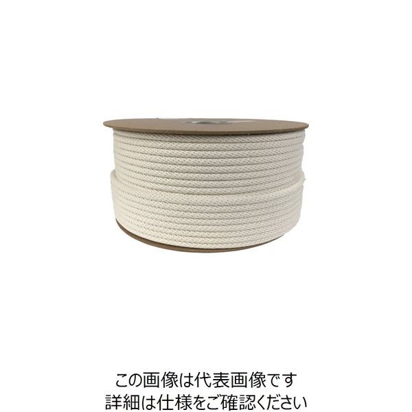ユタカメイク ロープ 綿金剛打ロープドラム巻 8φ×1m RCX11 1セット(150個:1個×150m) 113-3938（直送品）