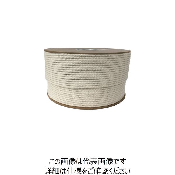 ユタカメイク ロープ 綿金剛打ロープドラム巻 6φ×1m RCX-10 1セット(300セット:1セット×300m) 113-5485（直送品）