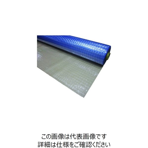 ユタカメイク 透明糸入りシート 帯電・防炎 0.3t×203cm×50m B-R811 1本 224-8326（直送品）