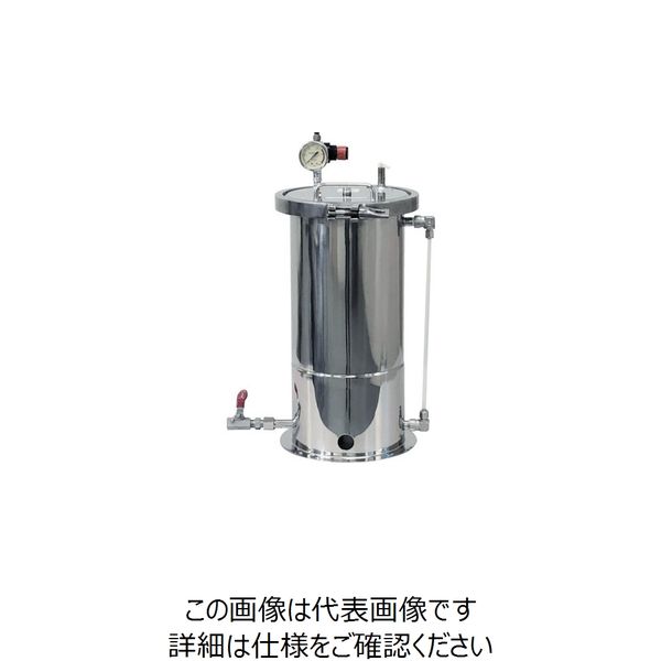 ユニコントロールズ ステンレス圧力容器 5L 液面計付 TB5N-LG-TSK 1セット(1台) 246-4106（直送品） - アスクル