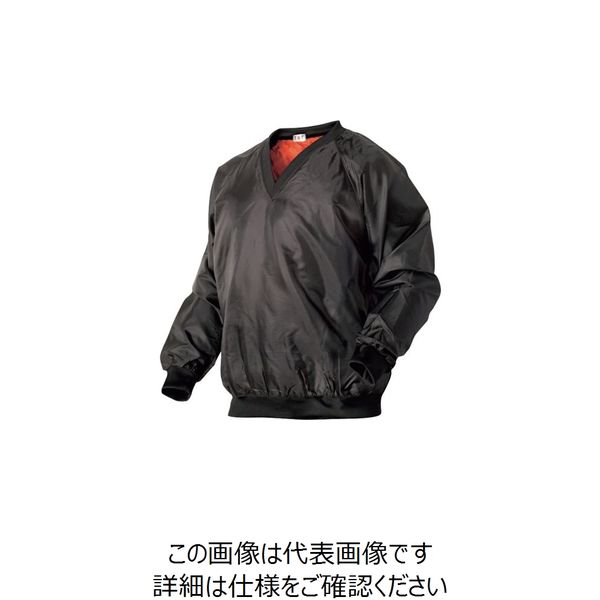 喜多 Vネック セミキルトヤッケ ブラック 3L NO3100-BLK-3L 1着