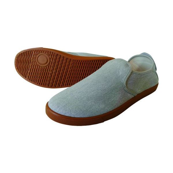 喜多 かかとが踏める作業靴 DK230 グレー 25.5 DK230-GRY-25.5 1足 216-9648（直送品）