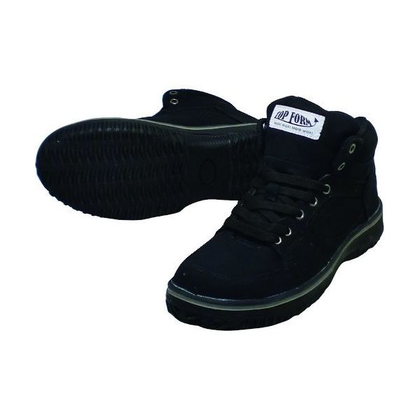 喜多 ハイカットセーフティスニーカー MG5590 ブラック 27.0 MG5590-BK-27.0 1足 217-4433（直送品）