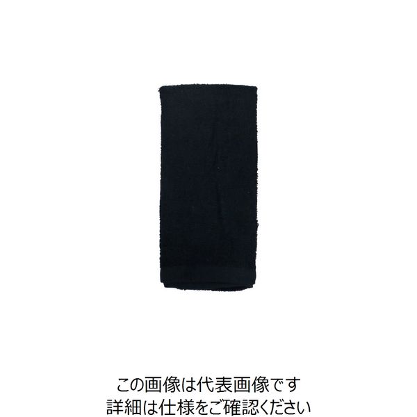 喜多 ロングタオル1P 粋 No9921 ブラック 約100×34cm NO9921-BLK 1枚 236-0363（直送品）