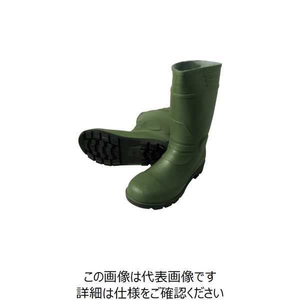 喜多 安全PVC長靴 グリーン 27.0 KR7450-GRE-27.0 1足 235-8785（直送品）