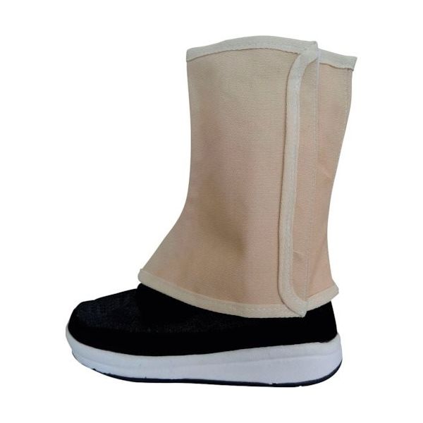 喜多 脚絆(帆布) マジックタイプ No9510 生成 M NO9510-KINARI-M 1組 235-2382（直送品）