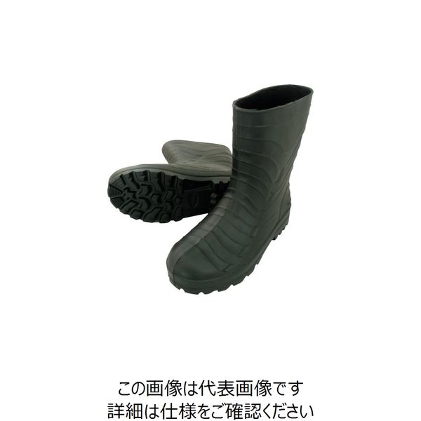喜多 紳士EVAショート長靴 KR7010 ブラック XL(27.5~28.0) KR7010-BK-XL 1足 219-8175（直送品）