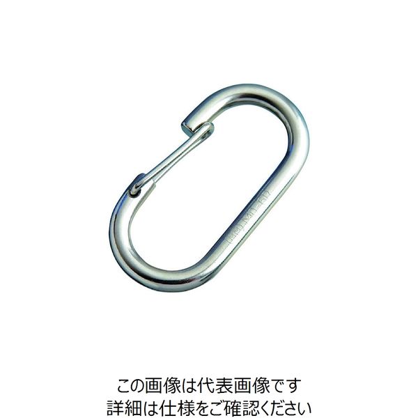水本機械製作所 水本 ステンレス O型フック（ロープ用）線径8mm長さ57mm MO-8R 1個 201-0435（直送品）