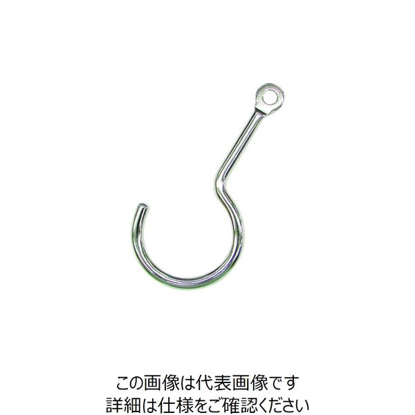 水本機械製作所 水本 ステンレス Sフック（フックタイプ） 線径6mm長さ107mm SAQ-6 1個 201-0471（直送品）