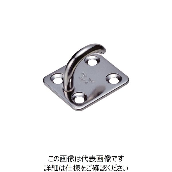 水本機械製作所 水本 ステンレス オープンアイプレート OIP-8 1個 849-2095（直送品）