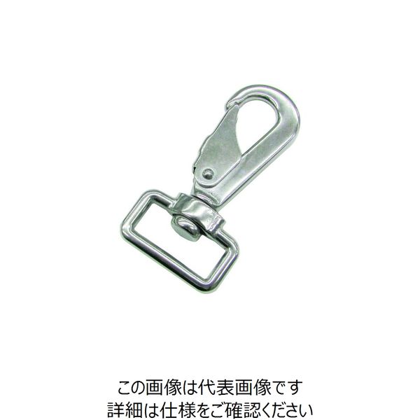 水本機械製作所 水本 ステンレス スイベルベルトスナップ 線径5mm長さ80mm VF-2 1個 167-8391（直送品）