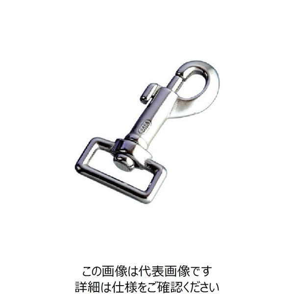 水本機械製作所 水本 ステンレス スイベルベルトナスカン 長さ73mm VN-1 1個 849-3126（直送品）