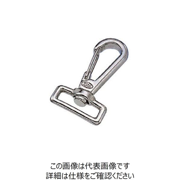 水本機械製作所 水本 ステンレス スイベルベルトフック 長さ63mm V-2 1個 849-3113（直送品）