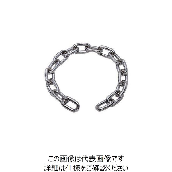 水本機械製作所 水本 ステンレス スーパーデフチェーン 全長1000mm D-108 1個 849-0370（直送品）