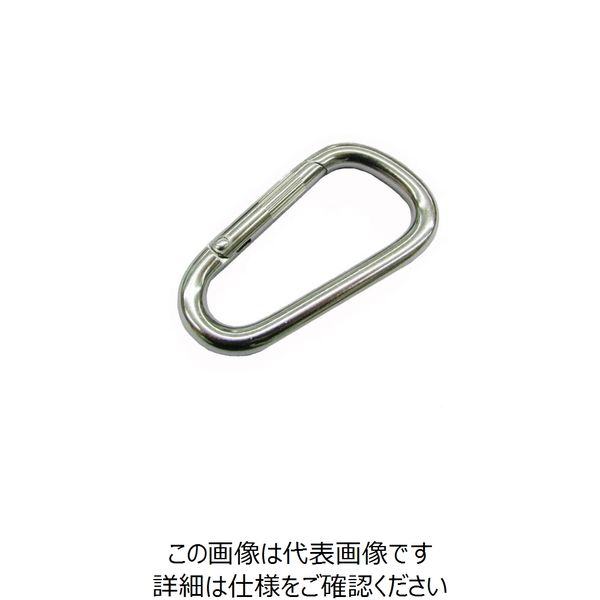 水本機械製作所 水本 ステンレス スナップフックDE型 線径6mm長さ60mm DE-6 1個 123-3332（直送品）