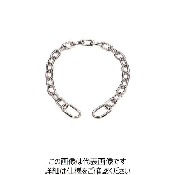 水本機械製作所 水本 ステンレス セーフティーチェーン チェーン長900mm D-022 1個 849-0362（直送品）
