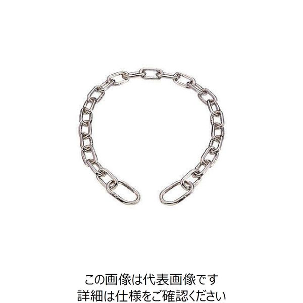 水本機械製作所 水本 ステンレス セーフティーチェーン チェーン長さ900mm D-025 1個 849-0364（直送品）