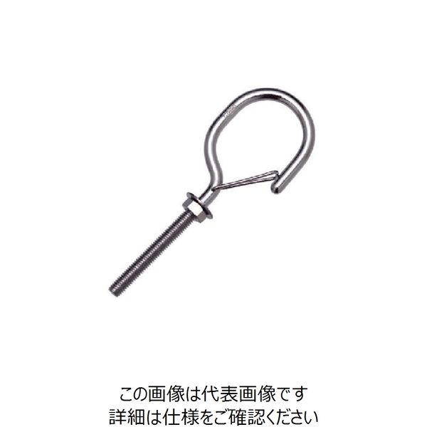 水本機械製作所 水本 ステンレス ネットフック フック長さ50mm NF-5 1個 849-2051（直送品）