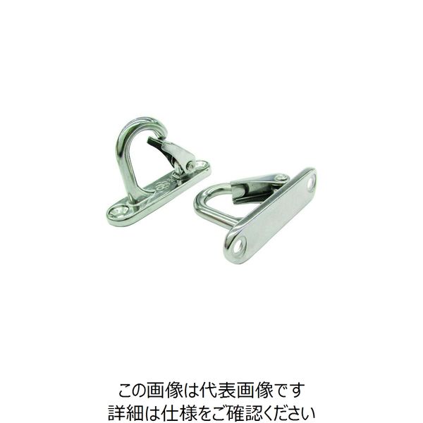 水本機械製作所 水本 ステンレス ラブフック 曲面用 全長80mm LOV-S 1個 158-7079（直送品）