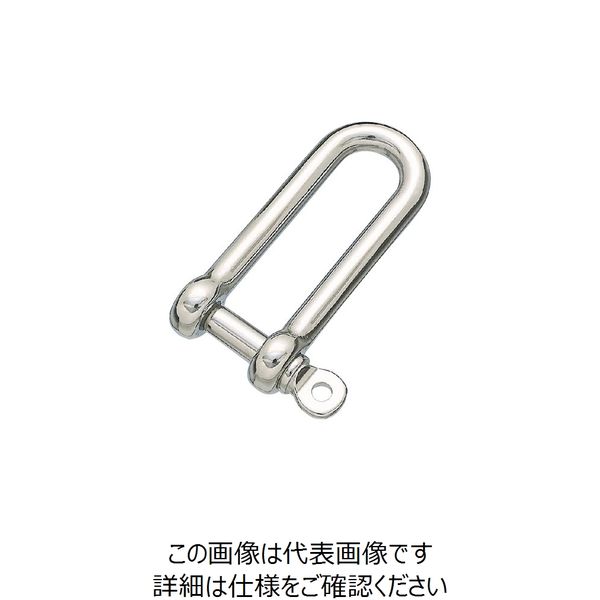 水本機械製作所 水本 ステンレス ロングネジシャックル 長さ48mm内幅12mm SPL-6 1個 849-2802（直送品）