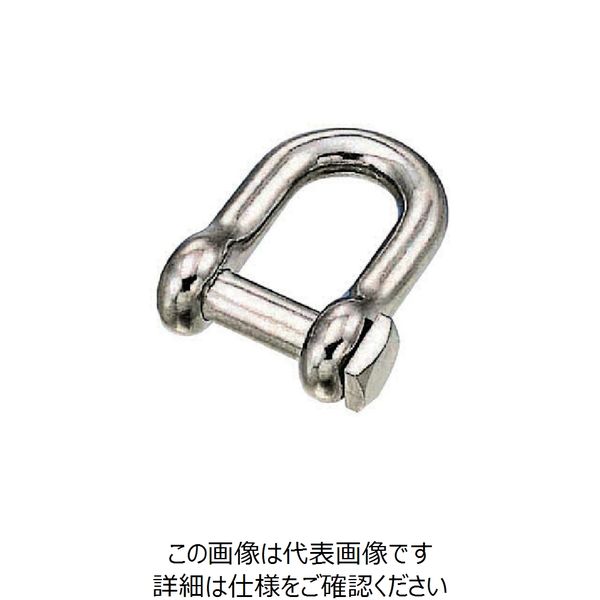 水本機械製作所 水本 ステンレス 角頭シャックル 呼び13mm QS-13 1個 849-2250（直送品）