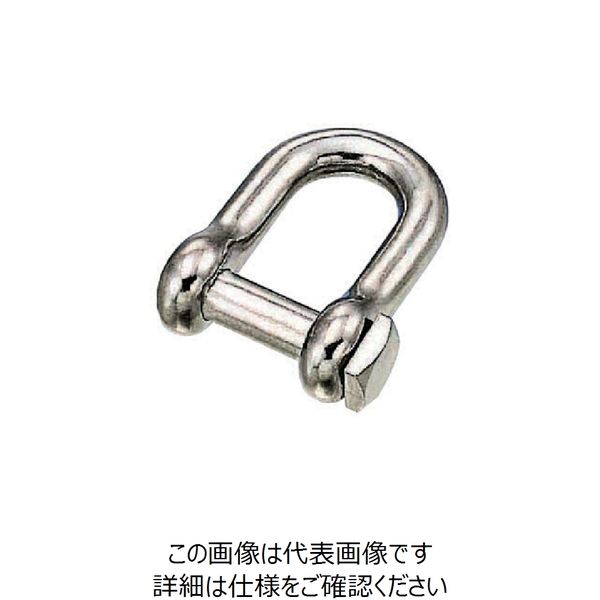 水本機械製作所 水本 ステンレス 角頭シャックル 呼び8mm QS-8 1個 849-2259（直送品）