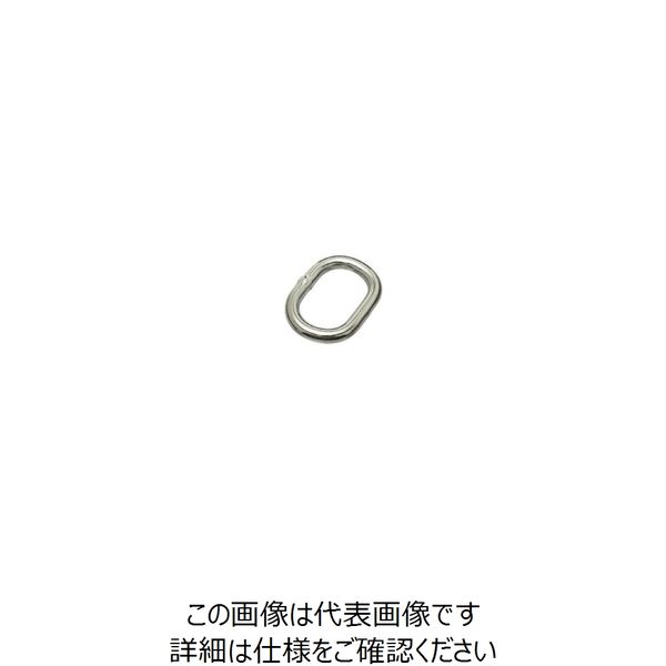 水本機械製作所 水本 ステンレス 楕円リンク 線径6mm内長31mm RO-6 1個 849-2405（直送品）