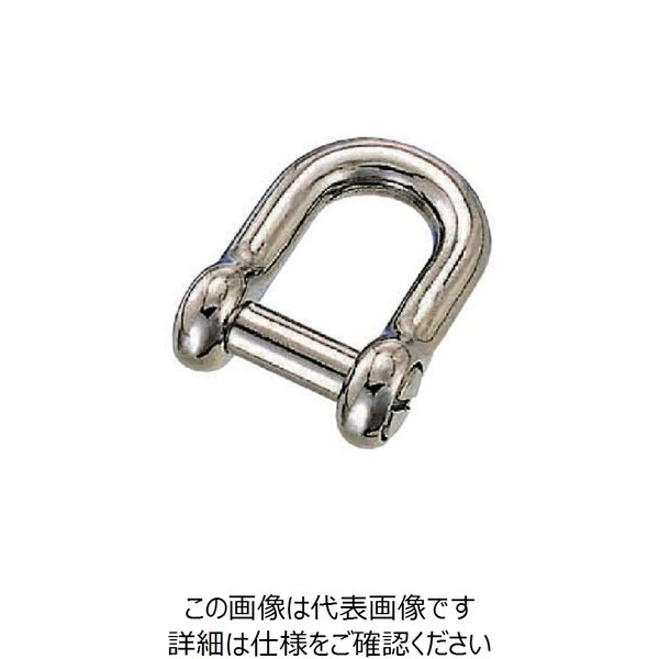 水本機械製作所 水本 ステンレス 沈みシャックル 呼び5mm CS-5 1個 849-1219（直送品）