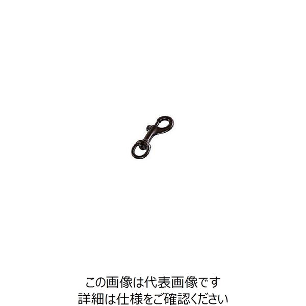 水本機械製作所 水本 ナスカン カラーブラック 全長76mm RN-1BK 1個 849-2381（直送品）