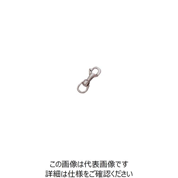 水本機械製作所 水本 リング ナスカン ニッケルメッキ 全長77mm RNB-1 1個 849-2394（直送品）