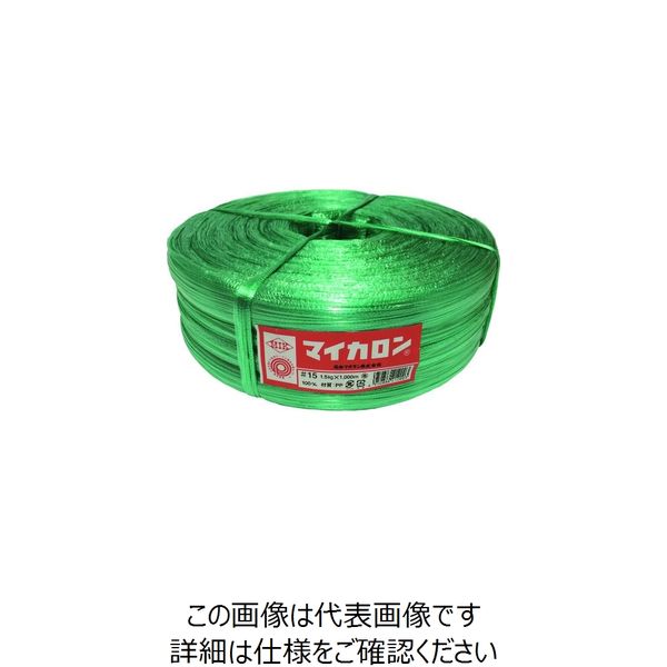 石本マオラン 石本 マイカロン#100 1.5kg 緑 ML15 G 1セット(50巻) 128-0680（直送品）