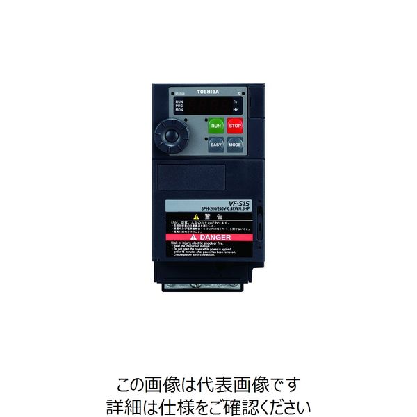 東芝産業機器システム 東芝 三相400V入力インバータ VFS15-4055PL 1個 153-8171（直送品） - アスクル