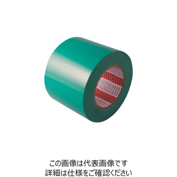 日東電工 日東エルマテ ラインテープEーOC(BC) 0.16mm×100mm×50m 緑 E-OC100G 1セット(9巻)（直送品）