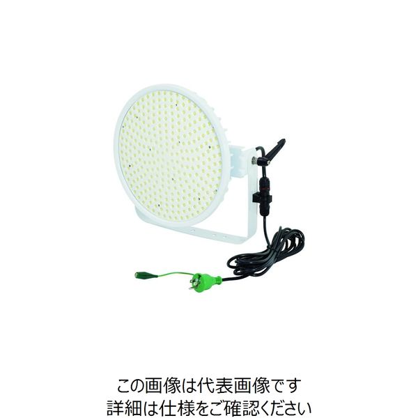 日動工業 NICHIDO ハイスペックハイディスク280W 電源装置内蔵型 昼白色 投光器型 ワイド L280B-D-H110-50K 1台（直送品）