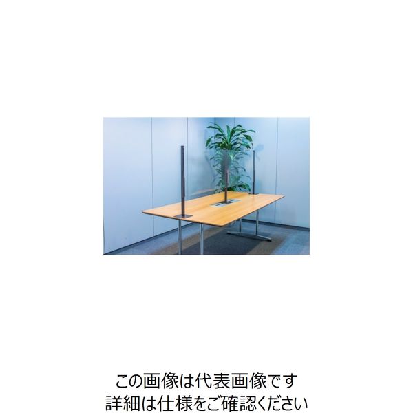 イノベックス 飛沫感染防止パーテーション クリアセーフ スプラッシュシールド 卓上スタンダードタイプ 3mセット 07D1608 1式（直送品）
