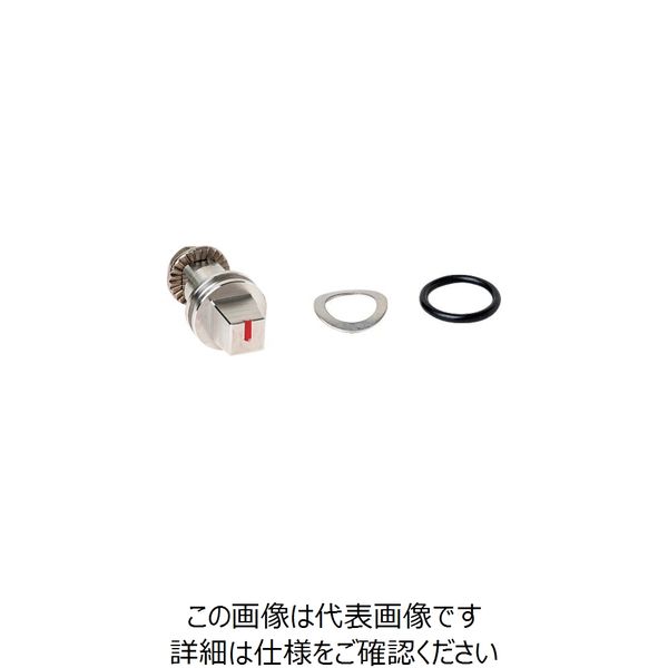 SUGATSUNE (140037427)100ー9165ステンレス鋼製クオーターターン【マーク付インサート】別売品 100-9165 1個（直送品）