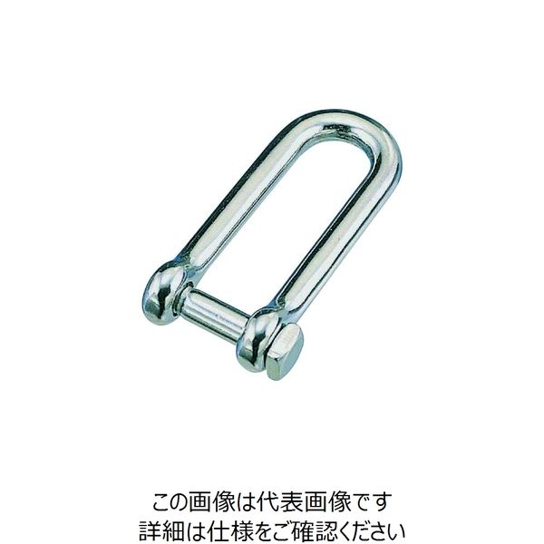 水本機械製作所 水本 ステンレス ロング角頭シャックル 呼び4mm B-1103 1個 205-1941（直送品）