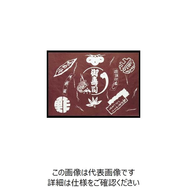 大黒工業 大黒 包装紙 (寿司) No.3304 クレープナシ 240400 1組(100枚) 236-4998（直送品）