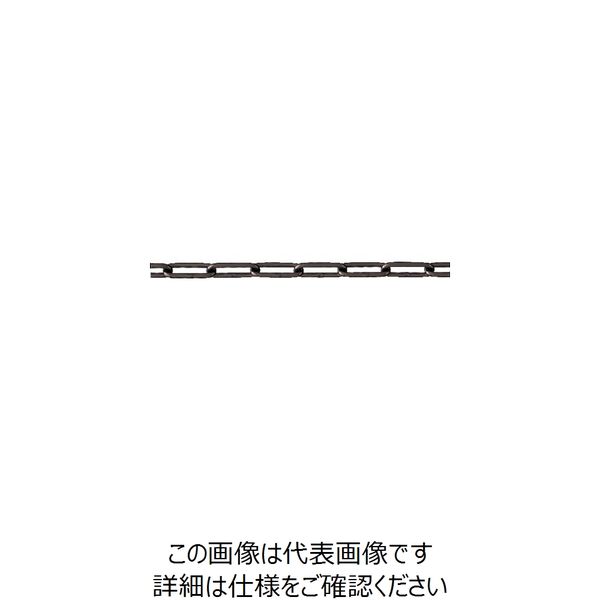 水本機械製作所 水本 アルミカラーチェーン ブラウン 30m 線径5mm AL-5BN 1本 849-0274（直送品）